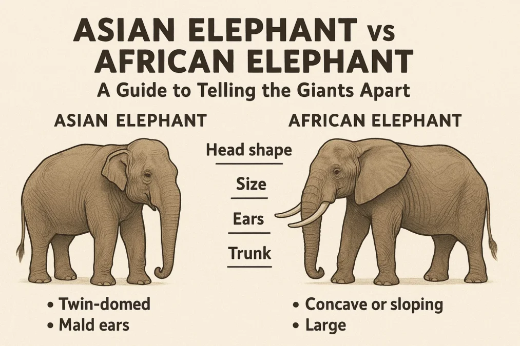 Asian Elephant vs African Elephant