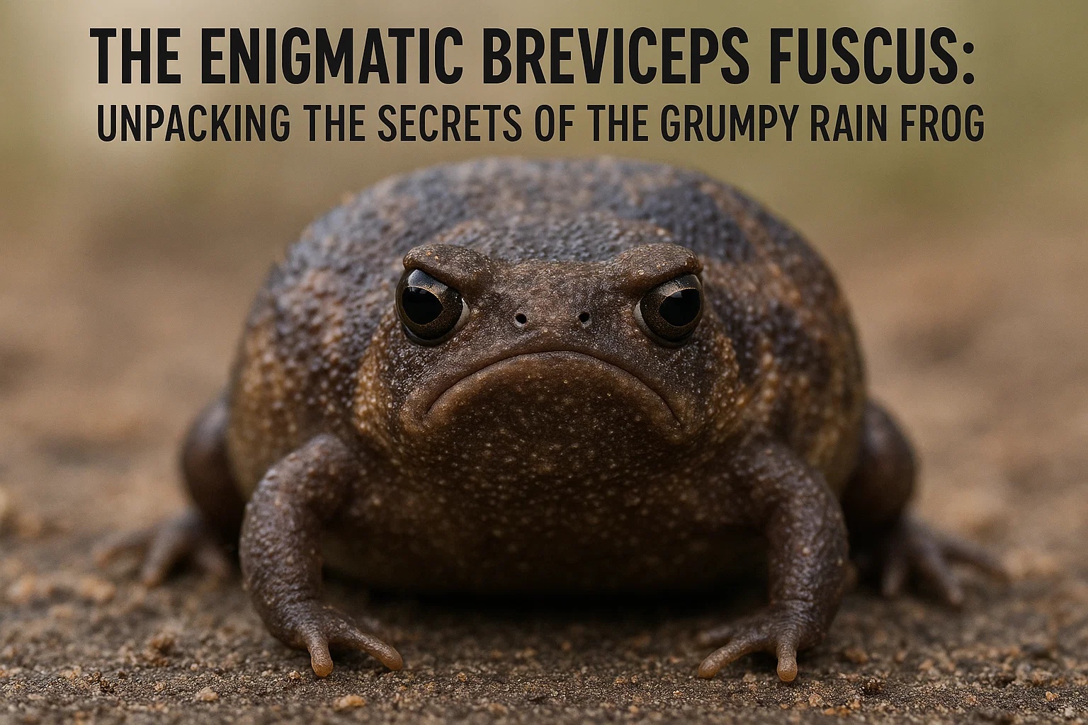 Breviceps Fuscus