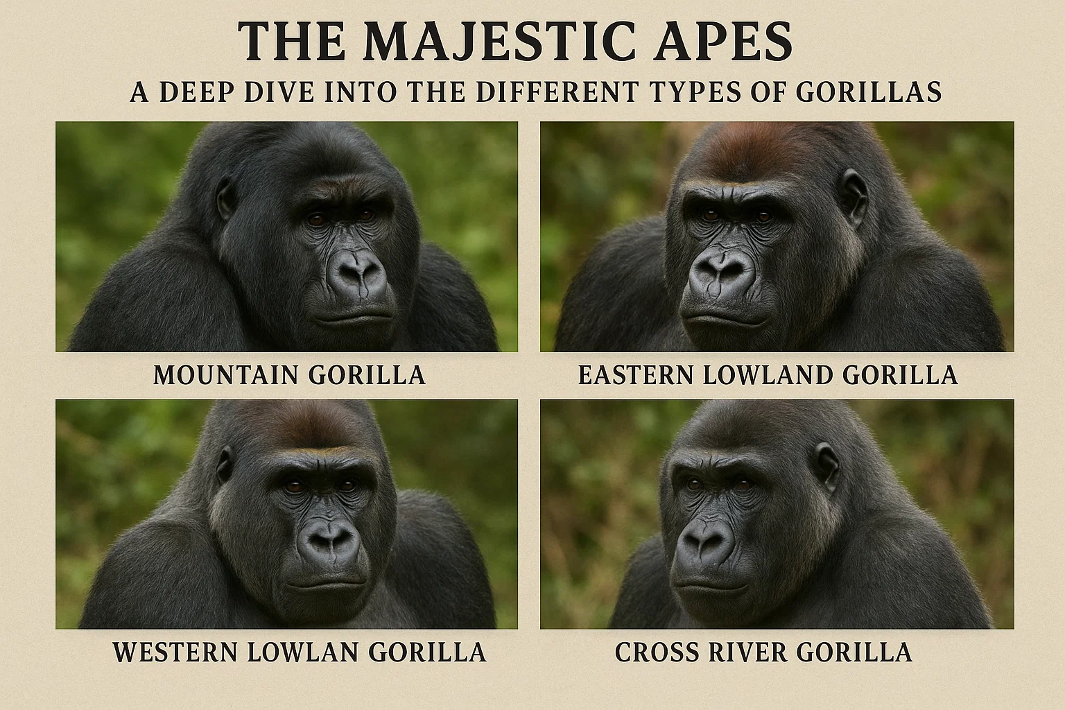 Types of Gorillas