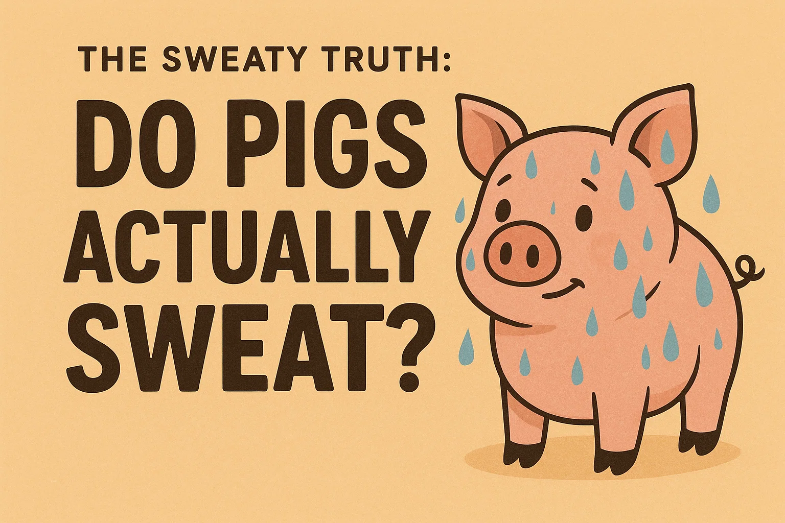 Do Pigs Actually Sweat